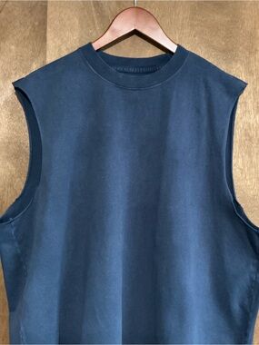 Abercrombie and Finch Sleeveless Navy Muscle Tee